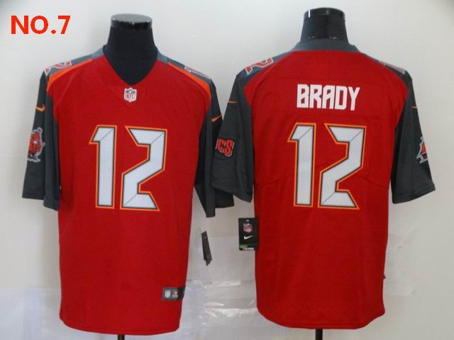 Men's Tampa Bay Buccaneers #12 Tom Brady Jesey NO.7;